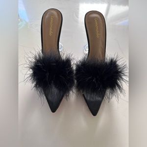 feather mules